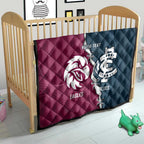 Personalised NRL Eagles and AFL Blues Quilt Dynamic Style