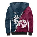 Personalised NRL Eagles and AFL Blues Sherpa Hoodie Dynamic Style