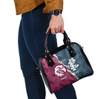 Personalised NRL Eagles and AFL Blues Shoulder Handbag Dynamic Style