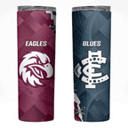 NRL Eagles and AFL Blues Skinny Tumbler Dynamic Style