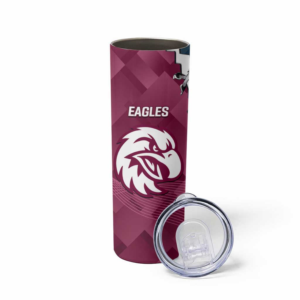 NRL Eagles and AFL Blues Skinny Tumbler Dynamic Style