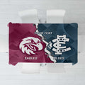 Personalised NRL Eagles and AFL Blues Tablecloth Dynamic Style
