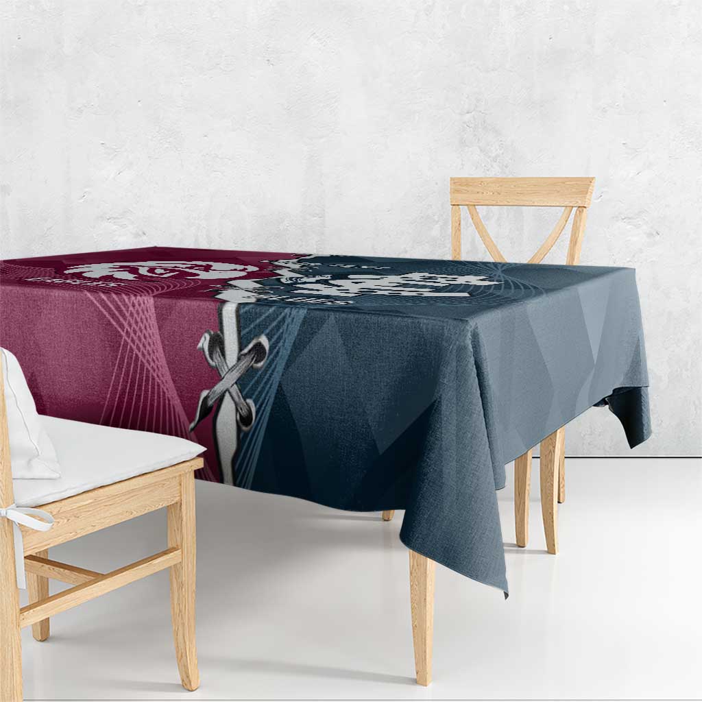 Personalised NRL Eagles and AFL Blues Tablecloth Dynamic Style