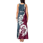 Personalised NRL Eagles and AFL Blues Tank Maxi Dress Dynamic Style