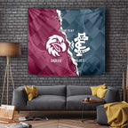Personalised NRL Eagles and AFL Blues Tapestry Dynamic Style
