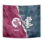 Personalised NRL Eagles and AFL Blues Tapestry Dynamic Style