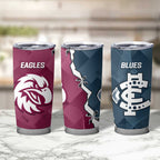NRL Eagles and AFL Blues Tumbler Cup Dynamic Style