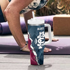 NRL Eagles and AFL Blues Tumbler With Handle Dynamic Style