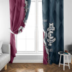 Personalised NRL Eagles and AFL Blues Window Curtain Dynamic Style