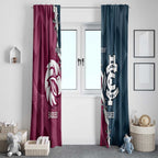 Personalised NRL Eagles and AFL Blues Window Curtain Dynamic Style