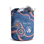 Western Bulldogs NAIDOC 2026 Personalised Laundry Basket 50 Years of Deadly Aboriginal Art