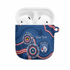 Western Bulldogs NAIDOC 2026 Personalised AirPods Case 50 Years of Deadly Aboriginal Art