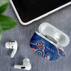 Western Bulldogs NAIDOC 2026 Personalised AirPods Case 50 Years of Deadly Aboriginal Art
