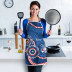 Western Bulldogs NAIDOC 2026 Personalised Apron 50 Years of Deadly Aboriginal Art