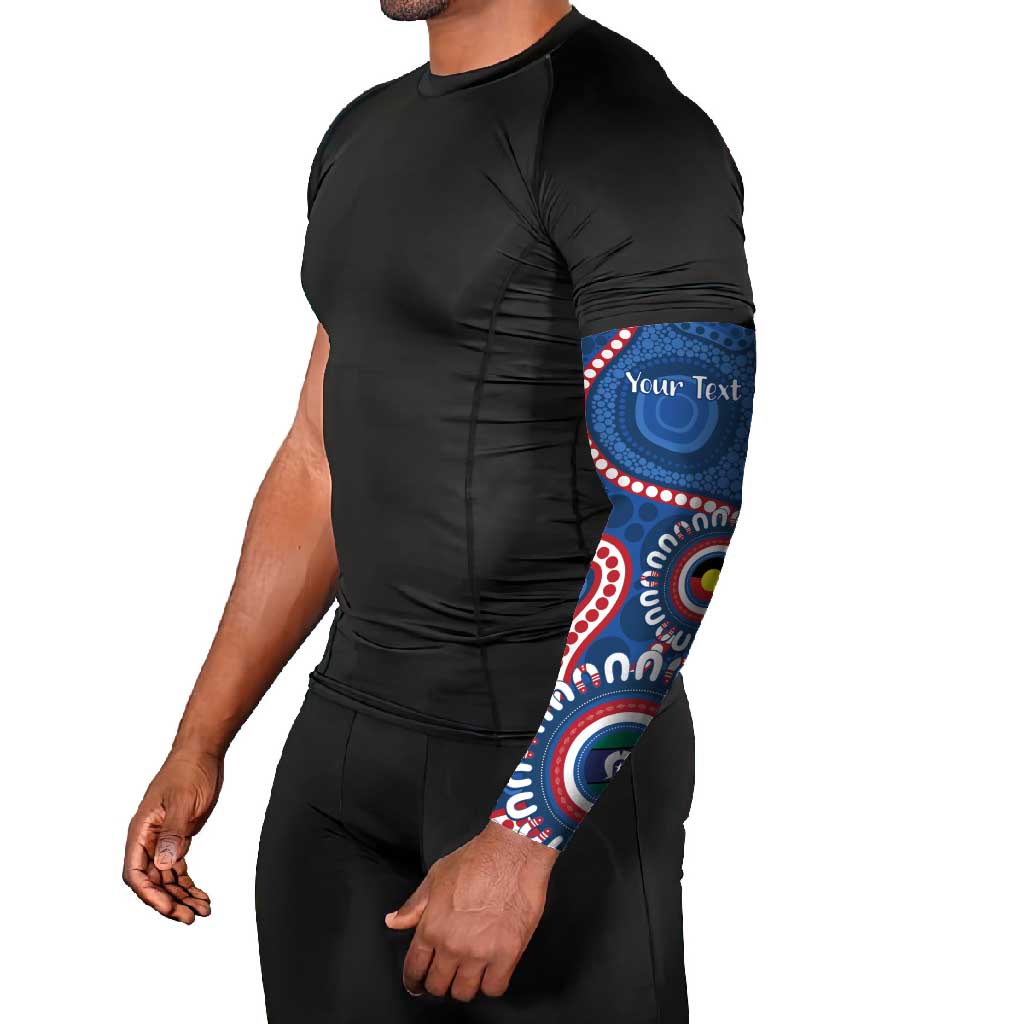 Western Bulldogs NAIDOC 2026 Personalised Arm Sleeves 50 Years of Deadly Aboriginal Art