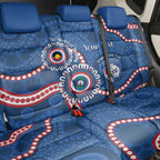 Western Bulldogs NAIDOC 2026 Personalised Back Car Seat Cover 50 Years of Deadly Aboriginal Art