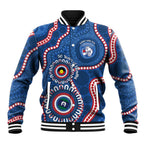 Western Bulldogs NAIDOC 2026 Personalised Baseball Jacket 50 Years of Deadly Aboriginal Art