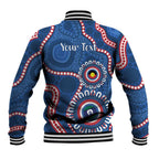 Western Bulldogs NAIDOC 2026 Personalised Baseball Jacket 50 Years of Deadly Aboriginal Art