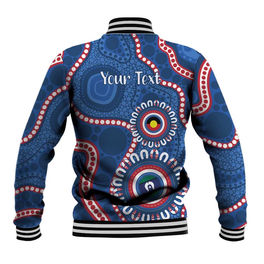 Western Bulldogs NAIDOC 2026 Personalised Baseball Jacket 50 Years of Deadly Aboriginal Art