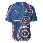 Western Bulldogs NAIDOC 2026 Personalised Baseball Jersey 50 Years of Deadly Aboriginal Art