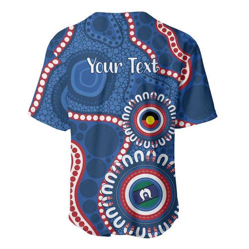Western Bulldogs NAIDOC 2026 Personalised Baseball Jersey 50 Years of Deadly Aboriginal Art