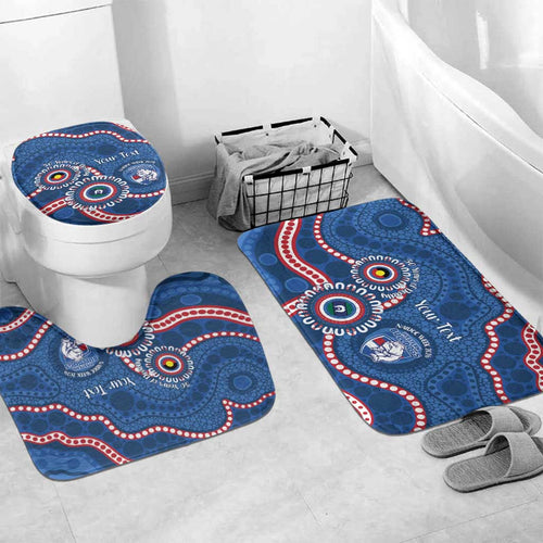 Western Bulldogs NAIDOC 2026 Personalised Bathroom Set 50 Years of Deadly Aboriginal Art