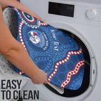 Western Bulldogs NAIDOC 2026 Personalised Bathroom Set 50 Years of Deadly Aboriginal Art