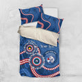 Western Bulldogs NAIDOC 2026 Personalised Bedding Set 50 Years of Deadly Aboriginal Art