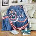 Western Bulldogs NAIDOC 2026 Personalised Blanket 50 Years of Deadly Aboriginal Art