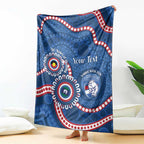 Western Bulldogs NAIDOC 2026 Personalised Blanket 50 Years of Deadly Aboriginal Art
