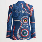 Western Bulldogs NAIDOC 2026 Personalised Blazer 50 Years of Deadly Aboriginal Art