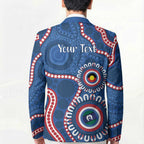Western Bulldogs NAIDOC 2026 Personalised Blazer 50 Years of Deadly Aboriginal Art