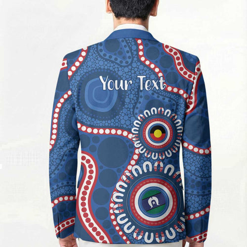 Western Bulldogs NAIDOC 2026 Personalised Blazer 50 Years of Deadly Aboriginal Art