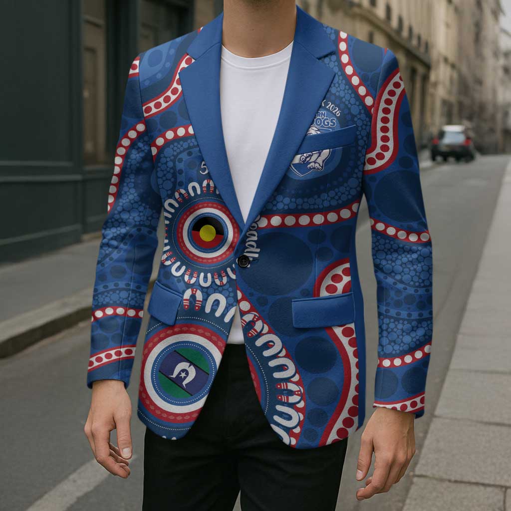 Western Bulldogs NAIDOC 2026 Personalised Blazer 50 Years of Deadly Aboriginal Art