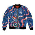 Western Bulldogs NAIDOC 2026 Personalised Bomber Jacket 50 Years of Deadly Aboriginal Art