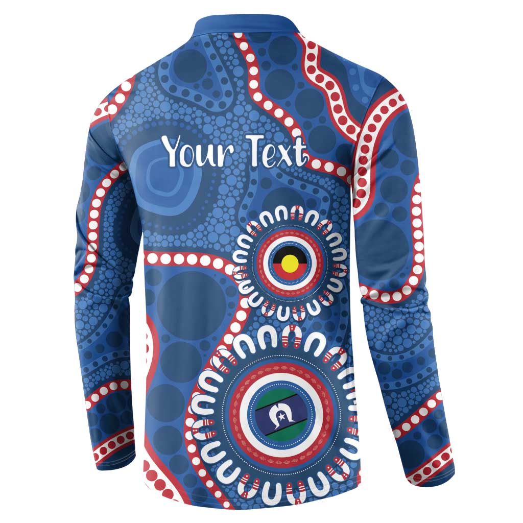 Western Bulldogs NAIDOC 2026 Personalised Button Sweatshirt 50 Years of Deadly Aboriginal Art