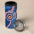 Western Bulldogs NAIDOC 2026 Personalised 4 in 1 Can Cooler Tumbler 50 Years of Deadly Aboriginal Art