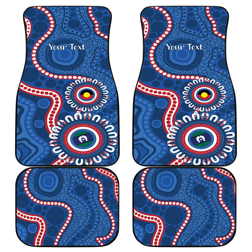 Western Bulldogs NAIDOC 2026 Personalised Car Mats 50 Years of Deadly Aboriginal Art