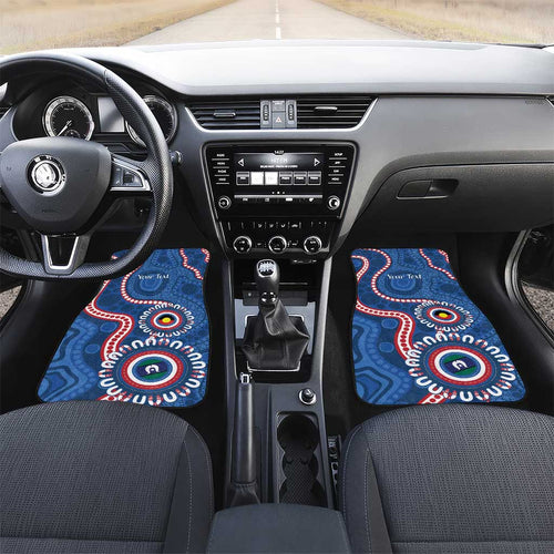 Western Bulldogs NAIDOC 2026 Personalised Car Mats 50 Years of Deadly Aboriginal Art