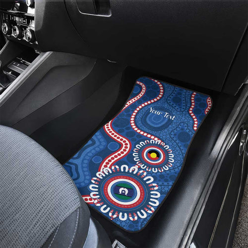 Western Bulldogs NAIDOC 2026 Personalised Car Mats 50 Years of Deadly Aboriginal Art