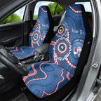 Western Bulldogs NAIDOC 2026 Personalised Car Seat Cover 50 Years of Deadly Aboriginal Art