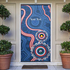 Western Bulldogs NAIDOC 2026 Personalised Door Cover 50 Years of Deadly Aboriginal Art