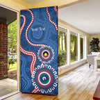 Western Bulldogs NAIDOC 2026 Personalised Door Cover 50 Years of Deadly Aboriginal Art