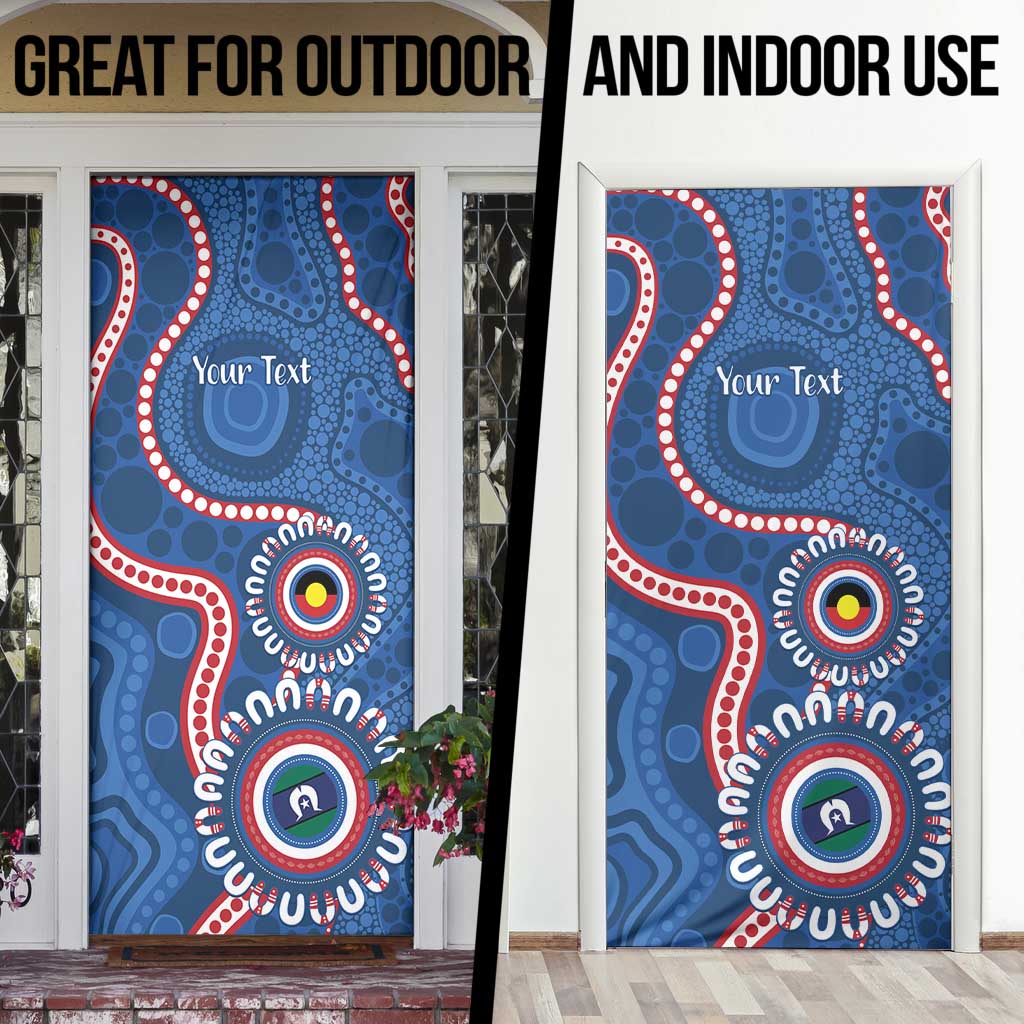 Western Bulldogs NAIDOC 2026 Personalised Door Cover 50 Years of Deadly Aboriginal Art