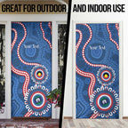 Western Bulldogs NAIDOC 2026 Personalised Door Cover 50 Years of Deadly Aboriginal Art