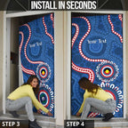 Western Bulldogs NAIDOC 2026 Personalised Door Cover 50 Years of Deadly Aboriginal Art
