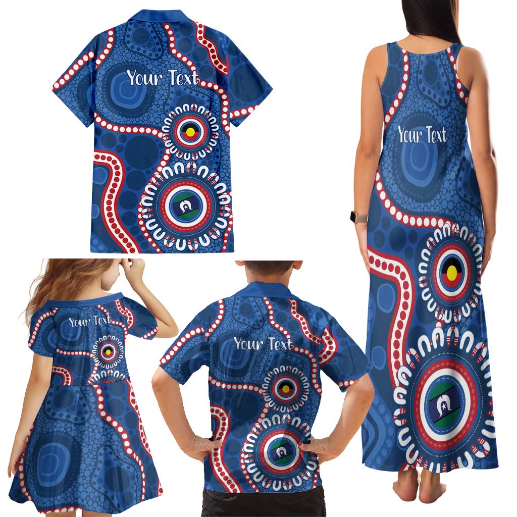 Western Bulldogs NAIDOC 2026 Personalised Family Matching Tank Maxi Dress and Hawaiian Shirt 50 Years of Deadly Aboriginal Art