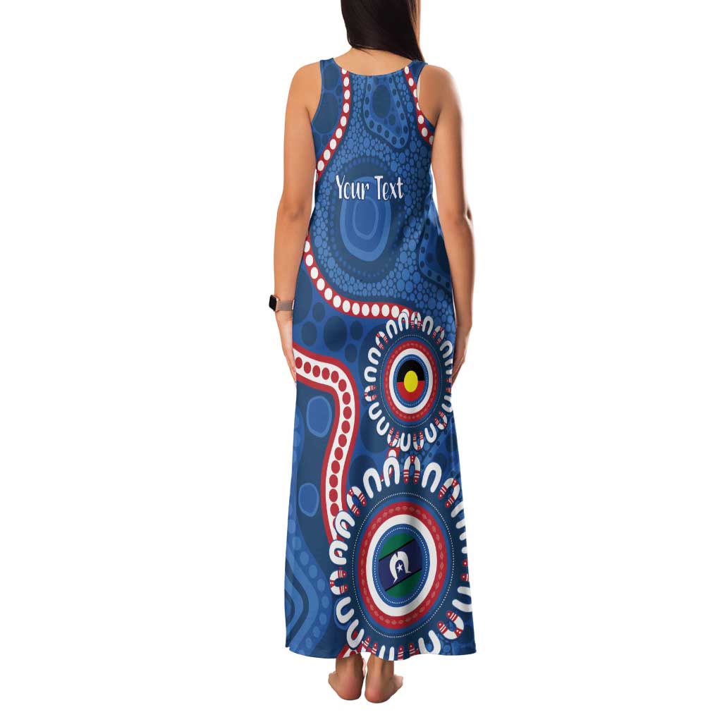 Western Bulldogs NAIDOC 2026 Personalised Family Matching Tank Maxi Dress and Hawaiian Shirt 50 Years of Deadly Aboriginal Art