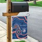 Western Bulldogs NAIDOC 2026 Personalised Garden Flag 50 Years of Deadly Aboriginal Art