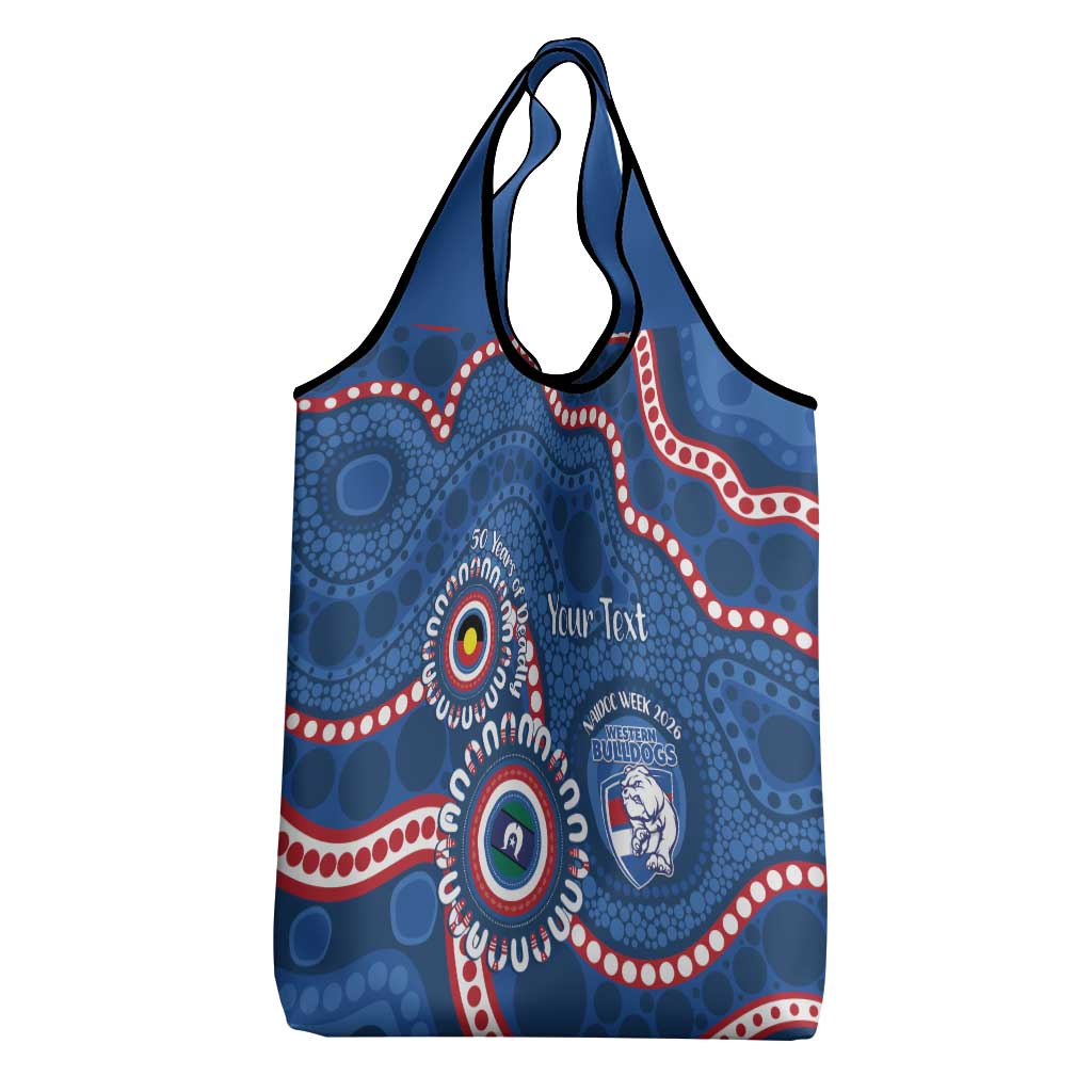 Western Bulldogs NAIDOC 2026 Personalised Grocery Bag 50 Years of Deadly Aboriginal Art